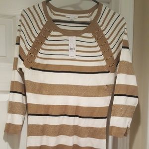 Cute metallic sweater